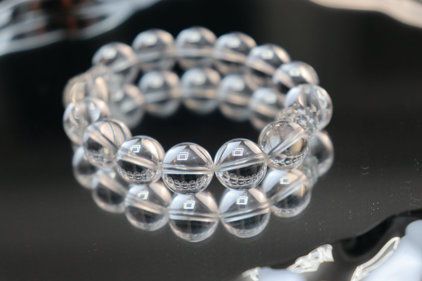 High-Vibe Clear Quartz Healing Bracelet|Chakra Cleanser|Intention Magnifier|Sage Cleansed