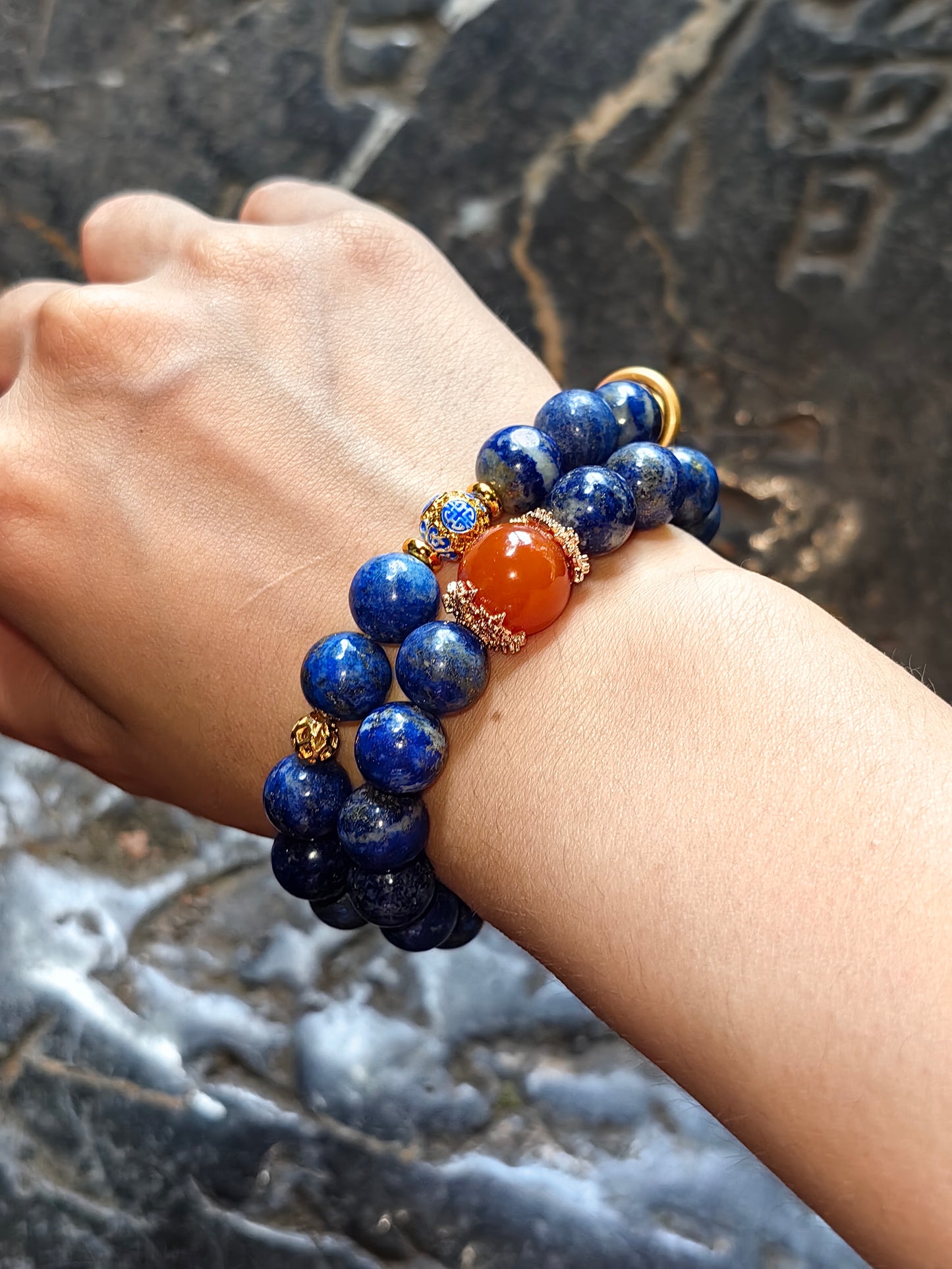 BEST SELLER! Deep Blue Lapis Lazuli Bracelet|Truth Revealer|Intuition Booster|Fast Shipping