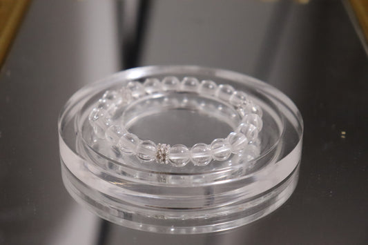 Master Healer" Clear Quartz Bracelet – Amplify Energy, Clarity & Manifestation (Reiki Charged)